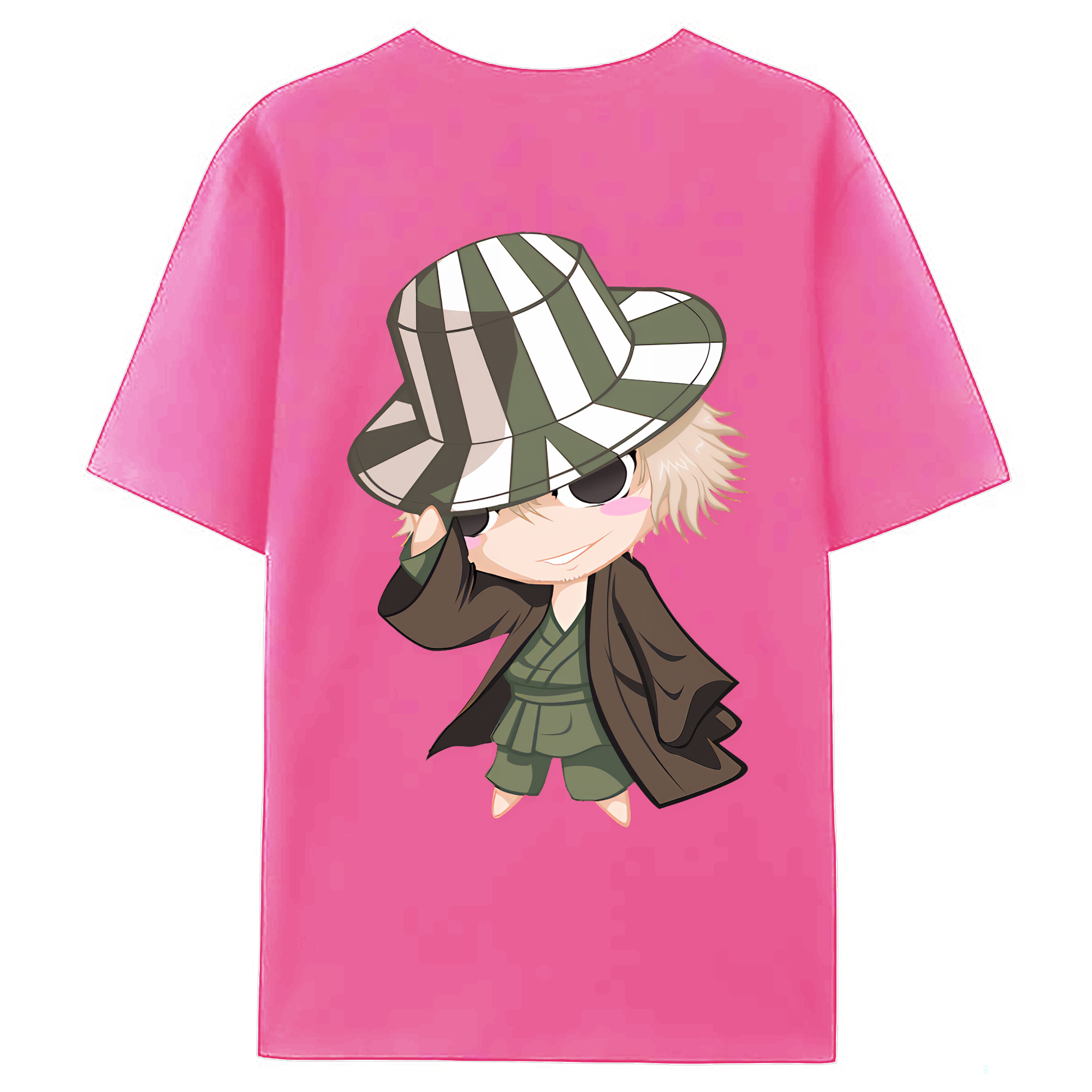 （画像用） "ブリーチ 浦原 喜助（うらはら きすけ） BLEACH Urahara Kisuke " レディース半袖Tシャツ(バックプリント)